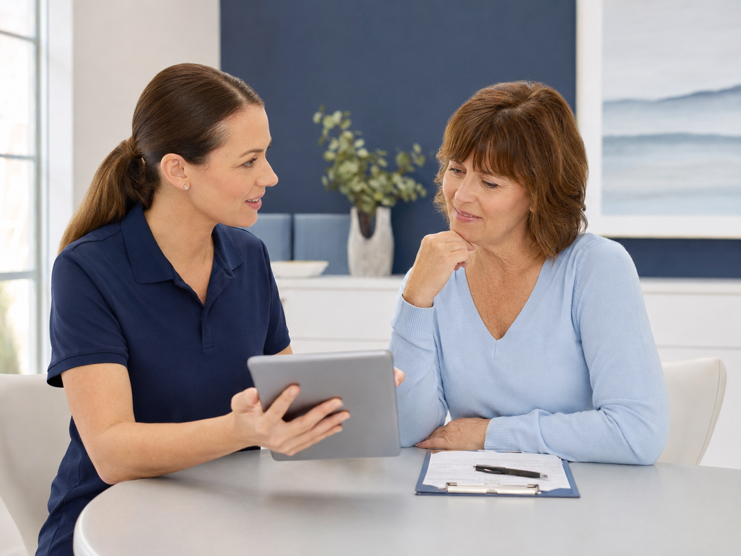 A professional consultation and partnership conversation